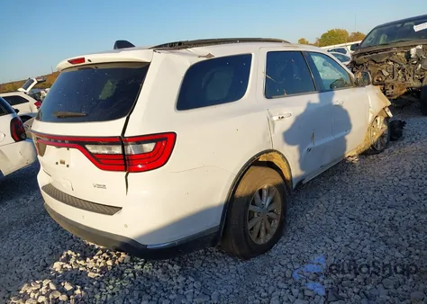 2014 Dodge Durango Sxt из США, поврежденный, VIN 1C4RDHAG8EC286563